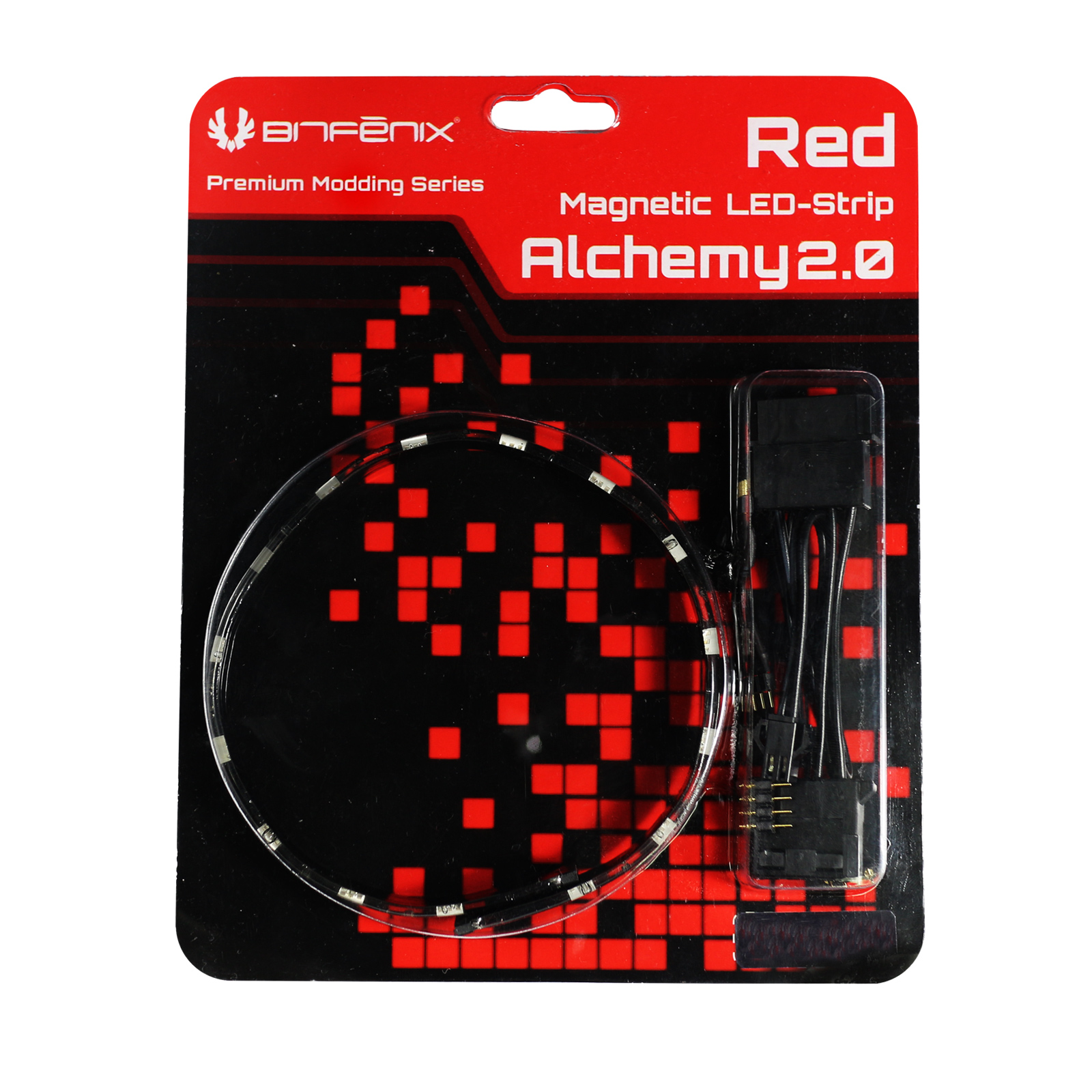 BitFenix Alchemy 2.0 Magnetic LED-Strip (rouge, 12 cm) pas cher ...