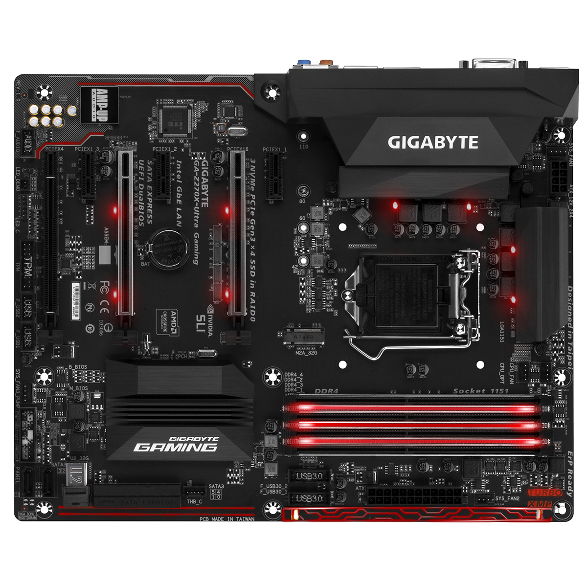 Gigabyte ga z270x ultra gaming обзор