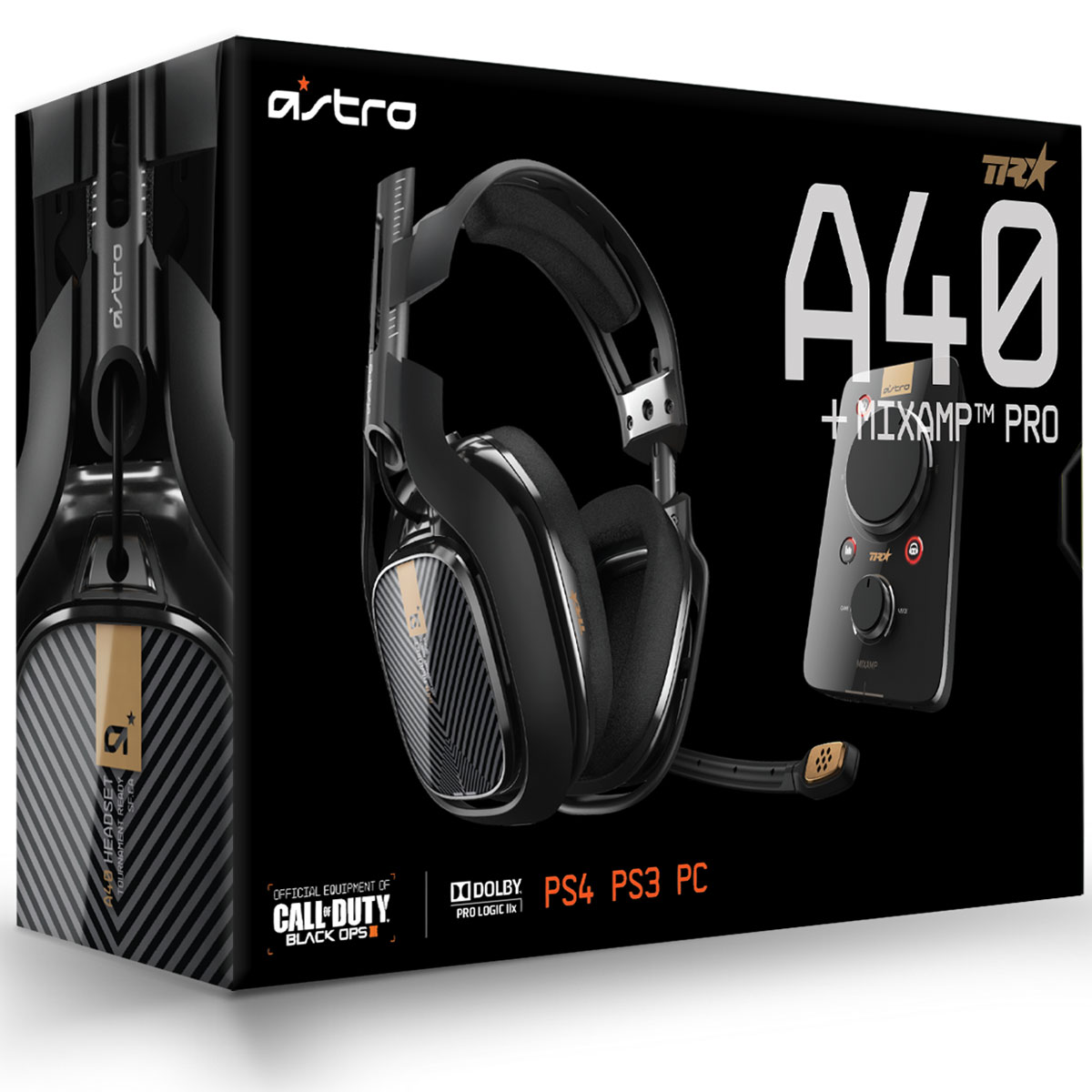 Astro A40 TR + MixAmp Pro TR Noir (PC/Mac/PlayStation 4/Switch) pas