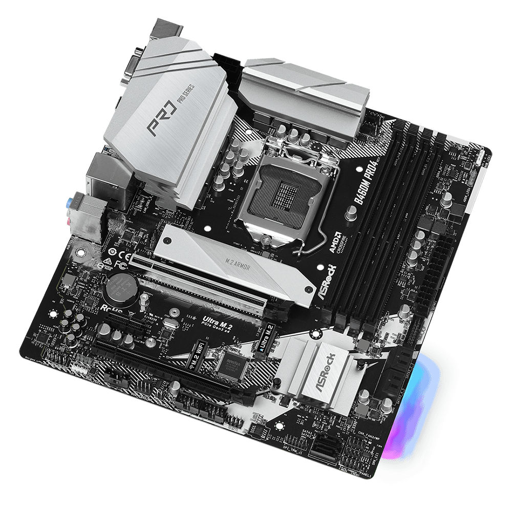 Asrock b460m pro4 подключение