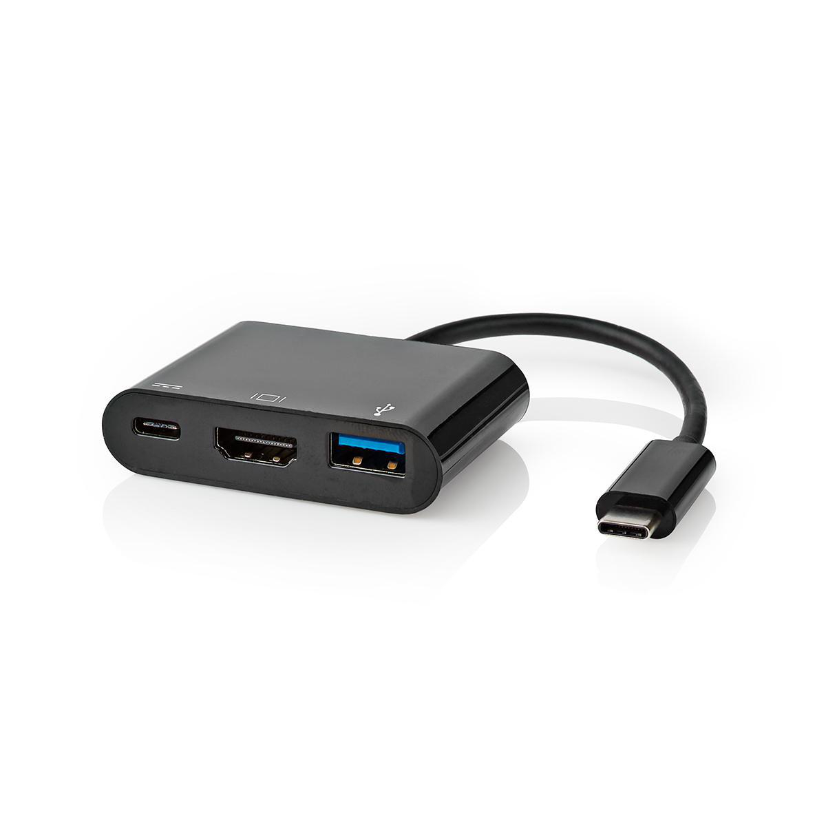 Nedis Câble adaptateur USB-C Mâle / USB-A Femelle + USB-C Femelle