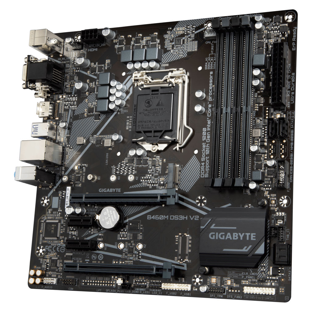 Gigabyte b460m ds3h v2 совместимость с процессорами