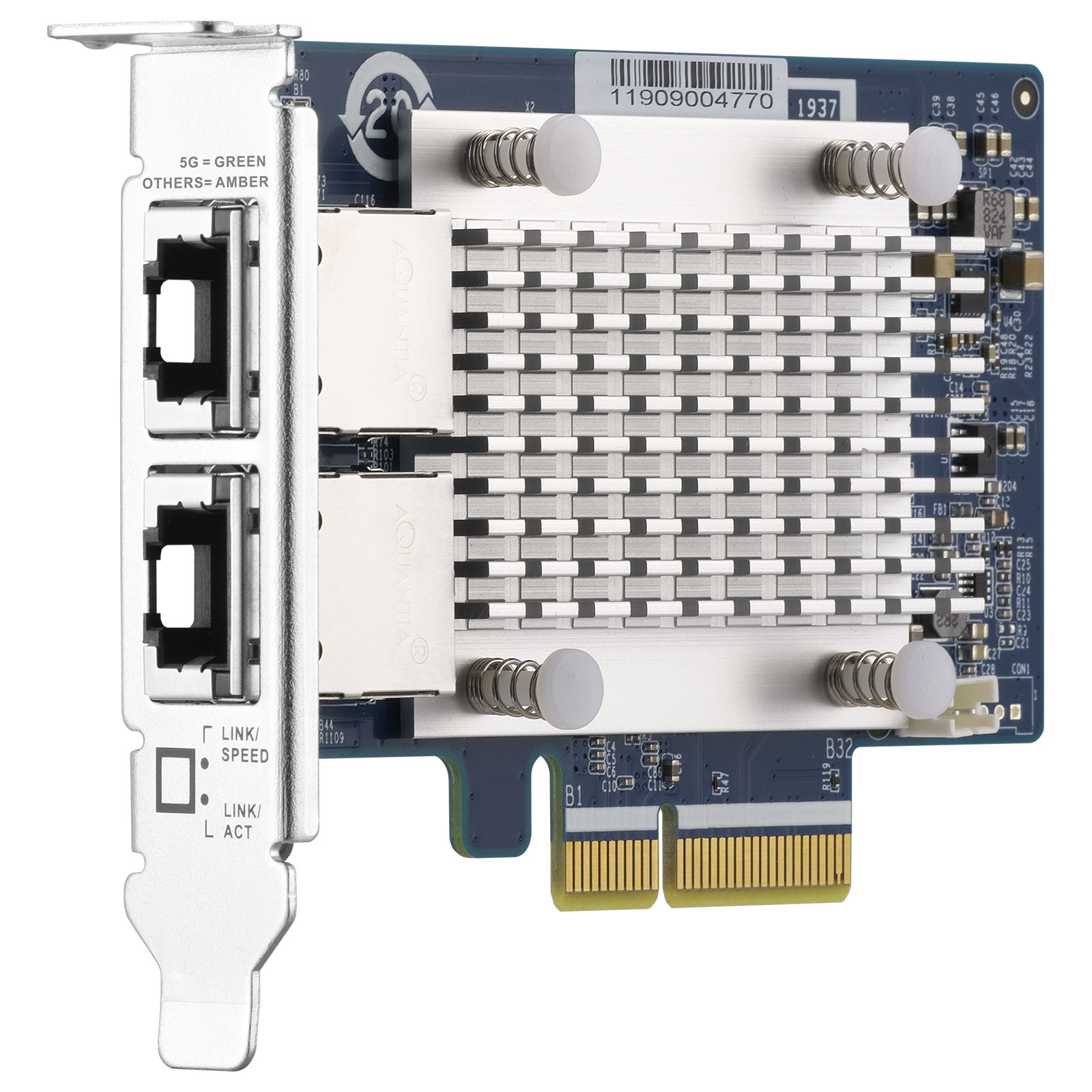 QNAP QXG-5G1T-111C 5GBE Multi-GIG EXP Card PCIE Supported NAS