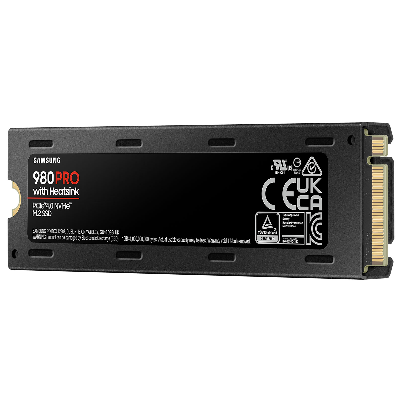 Samsung SSD 980 PRO M.2 PCIe NVMe 2 To avec dissipateur pas cher