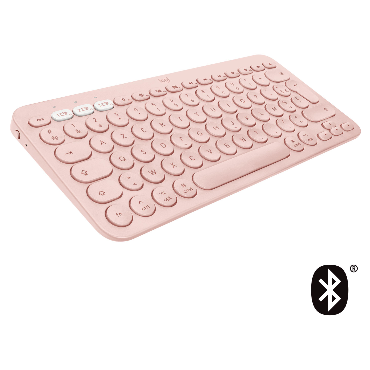 Logitech K380 Multi-Device Bluetooth Keyboard for Mac (Rose) pas cher -  HardWare.fr