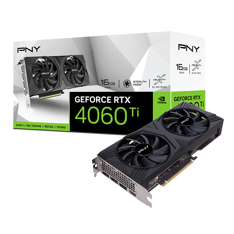 PNY GeForce RTX 4060 Ti 16GB VERTO Dual Fan pas cher - HardWare.fr