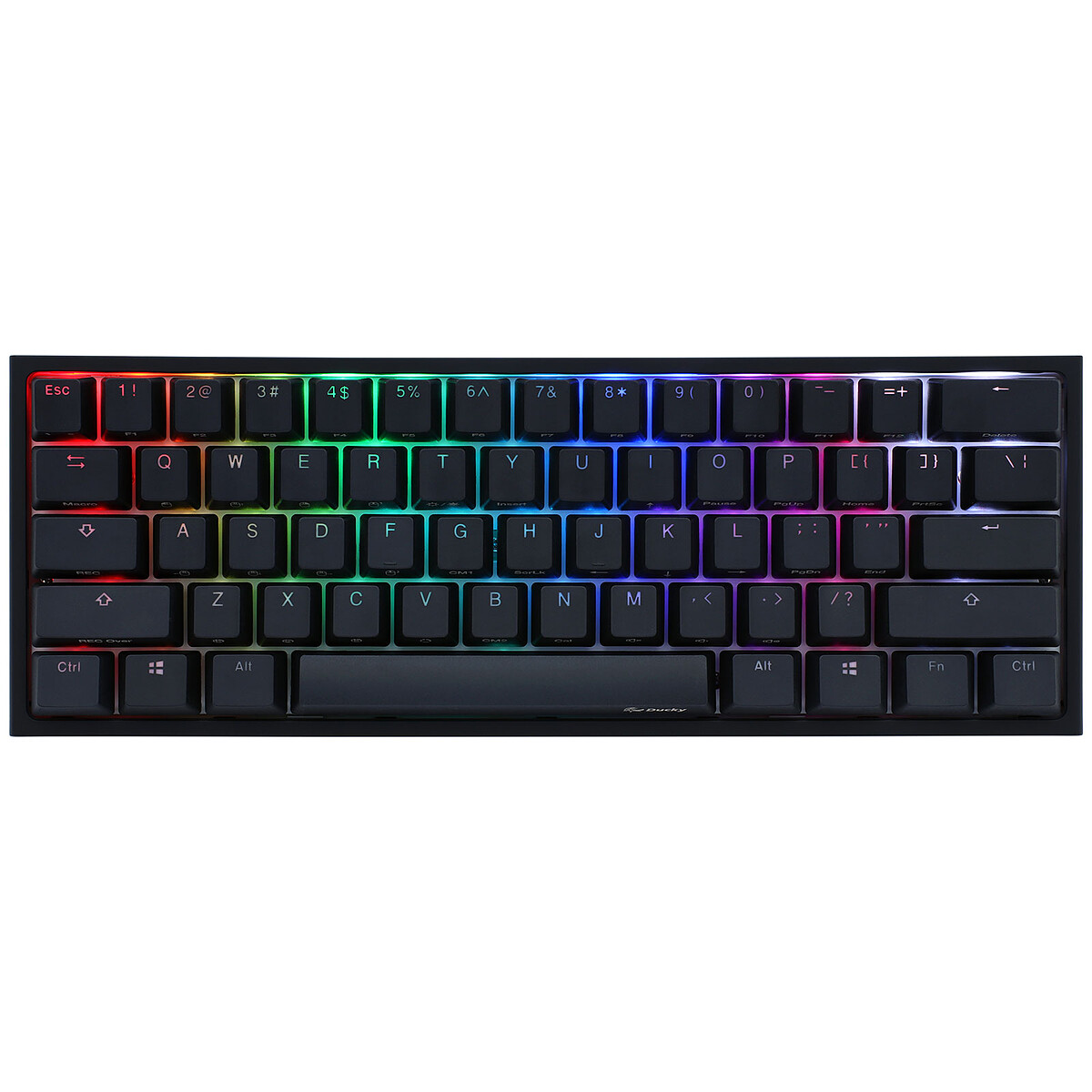 Ducky Channel One 2 Mini RGB Blanc (Cherry MX RGB Black) pas cher -  HardWare.fr