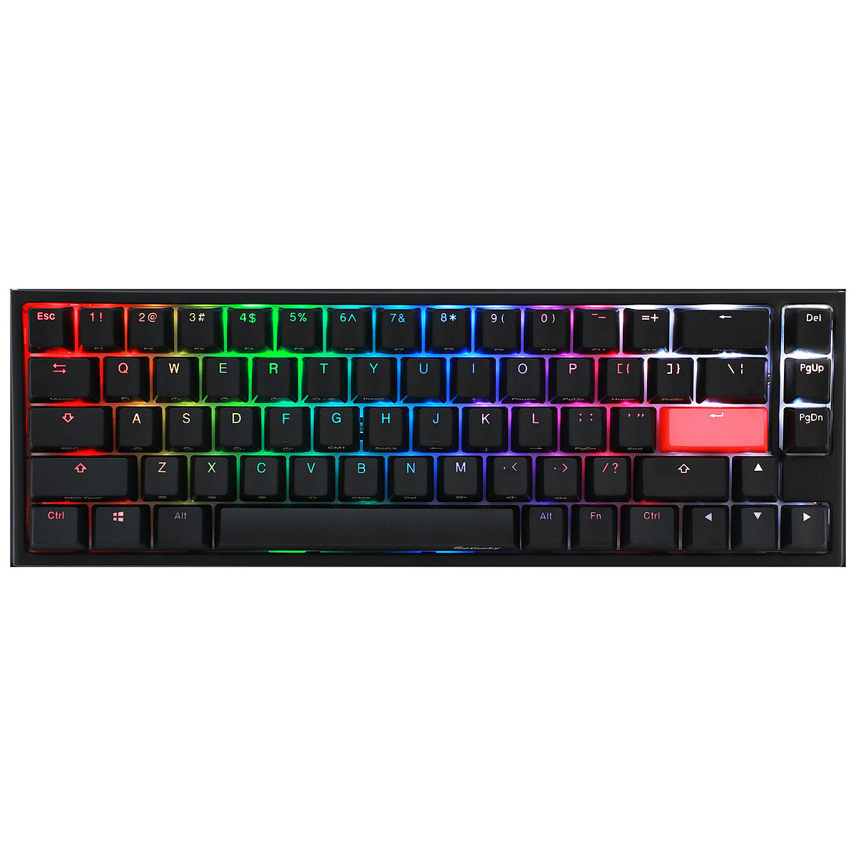 Ducky Channel One 2 Mini RGB Blanc (Cherry MX RGB Black) pas cher -  HardWare.fr