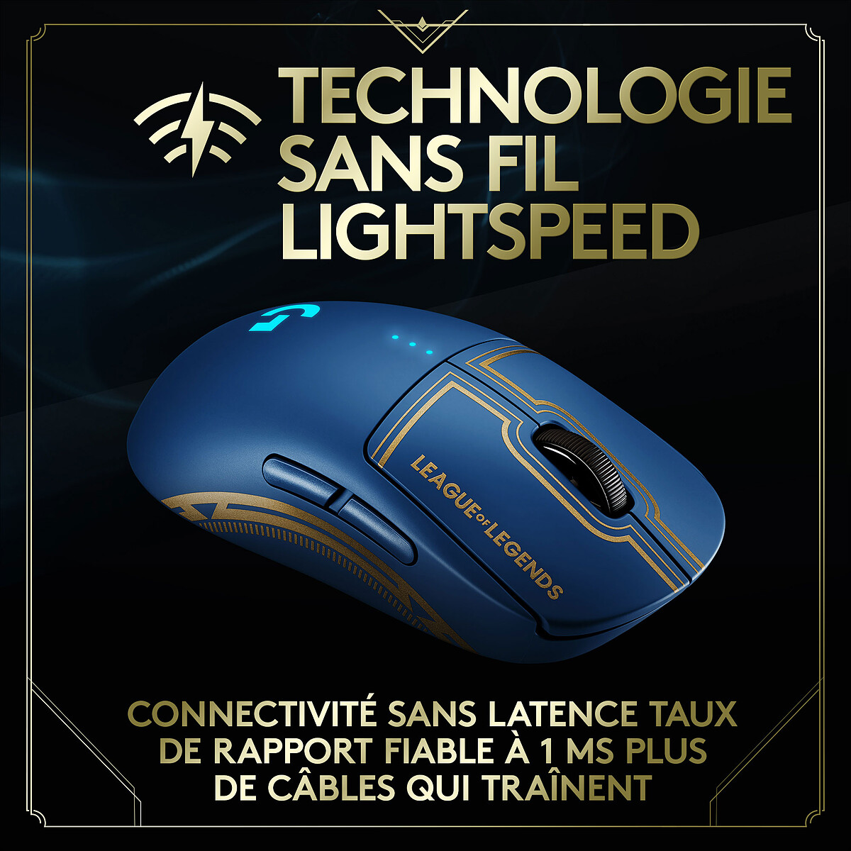 Logitech G Pro Wireless Gaming Mouse (Noir) pas cher - HardWare.fr