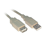 Rallonge USB 2.0 Type AA (Mâle/Femelle) - 0.5 m pas cher