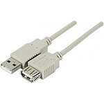 Rallonge USB 2.0 Type AA (Mâle/Femelle) - 3 m pas cher