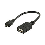 Câble USB 2.0 OTG On-The-Go femelle / micro USB mâle pas cher