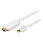Câble Mini DisplayPort mâle / HDMI mâle (1 mètre) pas cher