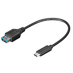 Adaptateur en câble USB-C 3.1 mâle / USB 3.0 A femelle pas cher