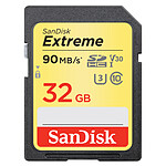 SanDisk Carte mémoire SDHC Extreme UHS-1 U3 V30 32 Go pas cher
