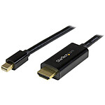 StarTech.com Câble mini DisplayPort vers HDMI 2.0 4K 30Hz - M/M - 3 m - Noir pas cher