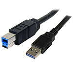 StarTech.com Câble USB-A 3.0 vers USB-B - M/M - 3 m - Noir pas cher