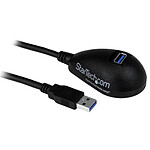 StarTech.com Câble d'extension USB-A 3.0 vers USB-A sur socle - M/F - 1.5 m - Noir pas cher