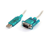 StarTech.com Câble adaptateur USB vers série DB9 - Alimentation USB - M/M - 90 cm pas cher