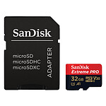 SanDisk Extreme Pro microSDHC UHS-I U3 V30 A1 32 Go + Adaptateur SD pas cher