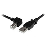 StarTech.com Câble USB 2.0 Type-A vers Type-B coudé à Gauche M/M pour imprimante - 1 m - Noir pas cher