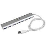StarTech.com Hub USB 3.0 compact à 7 ports avec câble intégré pas cher
