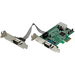 StarTech.com Carte PCI-E avec 2 ports DB-9 - UART 16550 pas cher