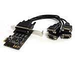 StarTech.com Carte PCI Express avec 4 ports RS232 pas cher