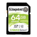 Kingston Canvas Select SDS/64GB pas cher