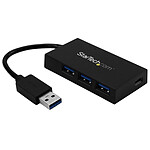 StarTech.com Hub USB-C à 4 ports USB 3.0 (3 x USB-A + 1 x USB-C) pas cher