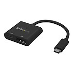 StarTech.com Adaptateur USB-C vers DisplayPort avec Power Delivery 60W - 4K60Hz - Compatible Thunderbolt 3 pas cher