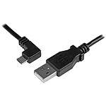 StarTech.com Câble de charge et synchronisation USB 2.0 Type-A vers micro USB 2.0 B coudé vers la gauche - M/M - 1 m - 0,25 mm² pas cher