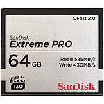 SanDisk Carte mémoire Extreme Pro CompactFlash CFast 2.0 64 Go pas cher