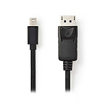 Nedis Câble DisplayPort mâle vers Mini DisplayPort mâle 4K Noir (2 mètres) pas cher