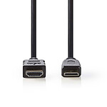 Nedis Câble Mini HDMI mâle / HDMI mâle haute vitesse avec Ethernet Noir (1.5 mètre) pas cher