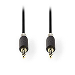 Nedis câble haute qualité audio stéréo jack 3.5 mm (3 mètres) pas cher