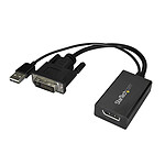 StarTech.com Adaptateur DVI vers DisplayPort - 1920x1200 - M/F - Alimentation USB pas cher