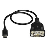 StarTech.com Câble adaptateur USB-C vers série DB9 RS232 avec rétention COM pas cher