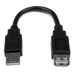 StarTech.com Câble d'extension USB-A 2.0 - M/F - 15 cm pas cher