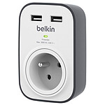 Belkin Prise parafoudre SurgeCube + 2 ports USB pour charge 2,4 A pas cher