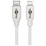 Goobay Câble Lightning to USB-C (M/M) - 2M - Blanc pas cher