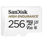 SanDisk High Endurance microSDXC UHS-I U3 V30 256 Go + Adaptateur SD pas cher