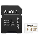 SanDisk Max Endurance microSDXC UHS-I U3 V30 64 Go + Adaptateur SD pas cher