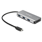 StarTech.com Hub USB-C à 3 ports USB (2 x USB type A + 1 x USB type C) et lecteur de carte SD pas cher