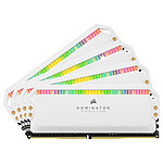 Corsair Dominator Platinum RGB 32 Go (4 x 8 Go) DDR4 3200 MHz CL16 - Blanc pas cher