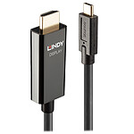 Lindy Cordon USB-C / HDMI 4K (7.5m) pas cher