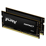 Kingston FURY Impact SO-DIMM 16 Go (2 x 8 Go) DDR4 3200 MHz CL20 pas cher