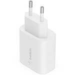 Belkin Chargeur Secteur USB-C 25 W pour iPhone (20 W) et Samsung (25 W) - Blanc pas cher