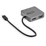 StarTech.com Station d'accueil / Adaptateur multiport USB-C/HDMI/VGA/GbE pour ordinateur portable pas cher