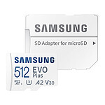 Samsung EVO Plus microSD 512 Go pas cher